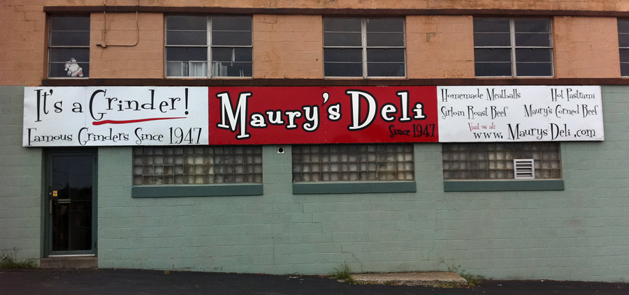 maury's deli sign on sjlfx.com