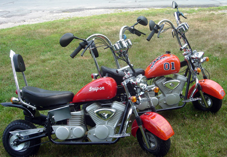Custom Painted Mini Choppers