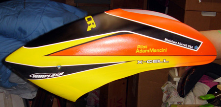 helicopter canopy custom paint